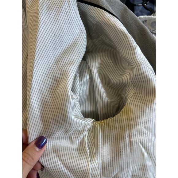 Reiss Single Breasted One Button Suit Women's Gray Tailored Fit Office Siren - Picture 8 of 16